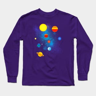 Solar System Space Long Sleeve T-Shirt